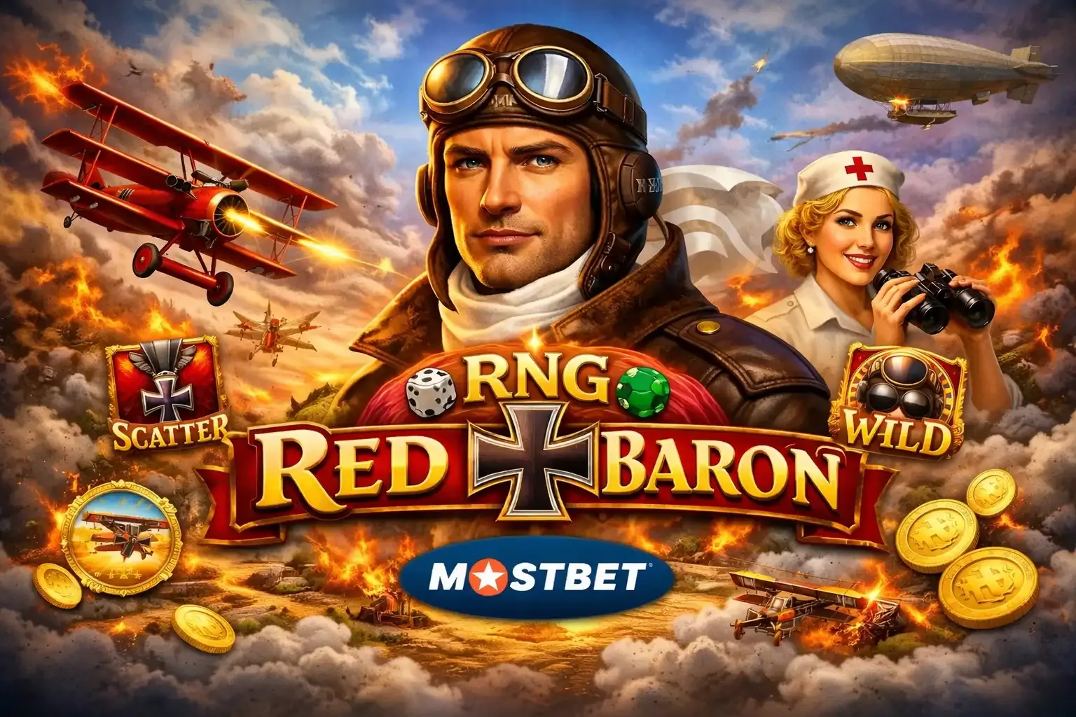 RNG Red Baron için özel masa promosyonları